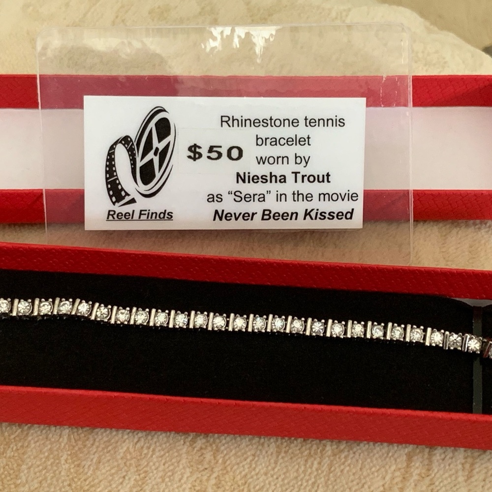 Movie Memorabilia, Vintage Rhinestone bracelet from the movie Never Been Kissed